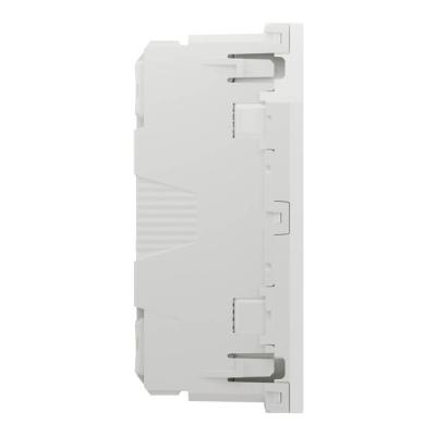  Prise 2x 2P+T FR 45� rap Blanc 