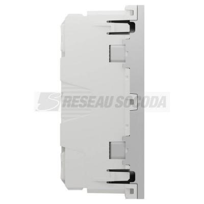  Prise 2x2P+T FR 45� rapide Alu 