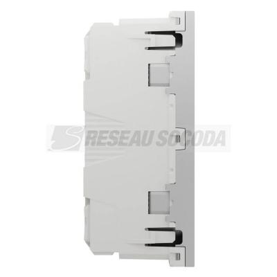  Prise 2x2P+T FR 45� rapide Alu 