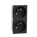  Prise 2x2P+T lumFR45� rap Bl A 