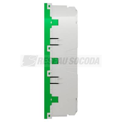  Prise triple 2P+T FR 45� Vert 