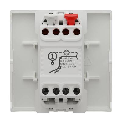  Poussoir lum local 10A 2m Blan 