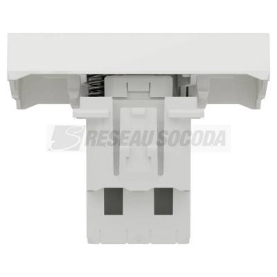  Poussoir lum local 10A 2m Blan 