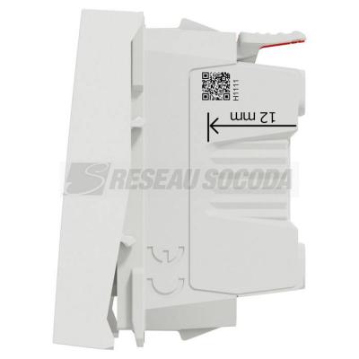  Bouton-pous NO 10A rap 2m Blan 