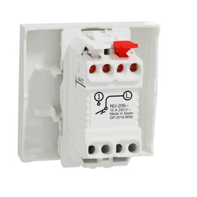 Bouton-pous NO 10A rap 2m Blan 