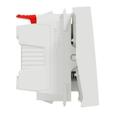  Bouton-pous NO 10A rap 2m Blan 
