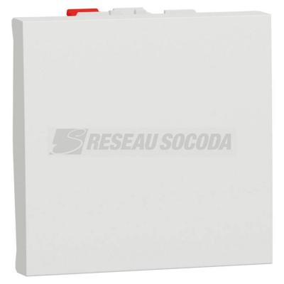 Bouton-pous NO 10A rap 2m Blan 