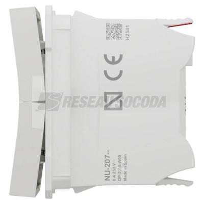  Cde VR double pous 2m Blanc 