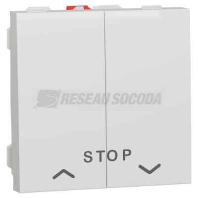  Cde VR double pous STOP 2m Bla 