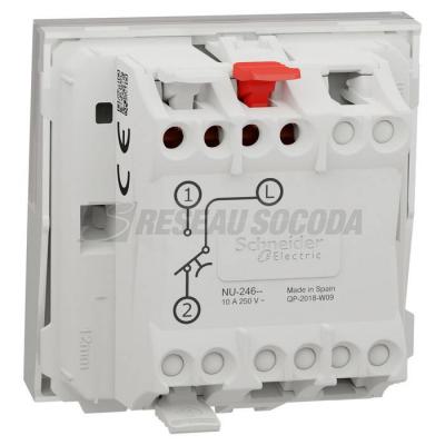  Poussoir NO/NF �tiquet 2m Bl A 