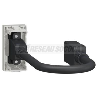  Prise HDMI 1m Blanc 