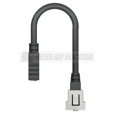  Prise HDMI 1m Blanc 