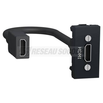  Prise HDMI 1m Anth 