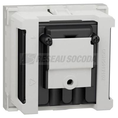  Prise R-TV + SAT ind 2m Blanc 