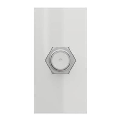  Prise TV type F 1m Blanc 