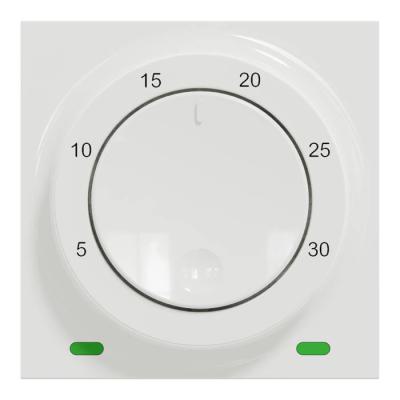  Thermostat chauf/clim 8A Blanc 