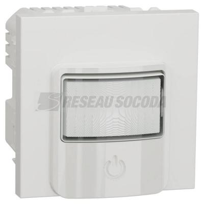  D�tecteur mouv + pous Blanc 