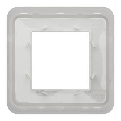  Plaque de finition Blanc 1P 