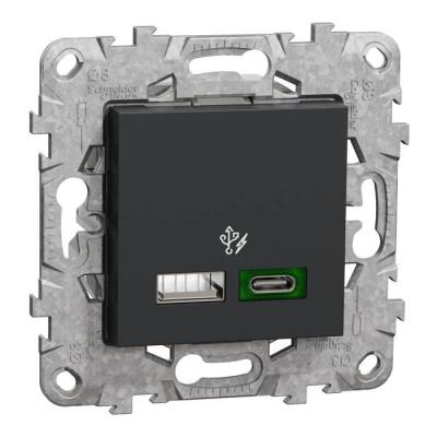  Charg USB A+C 45W 2mod anth 