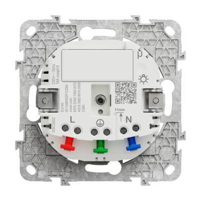  Wiser 2P+T Connect�e 16A Blanc 