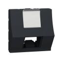  Prise 1 RJ45 S-One inc 2m Anth 