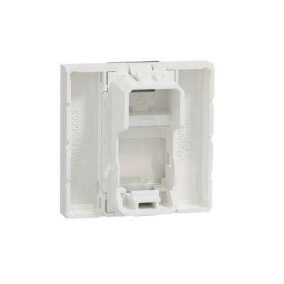 Prise 1 RJ45 Keyst 2m Blc ant 