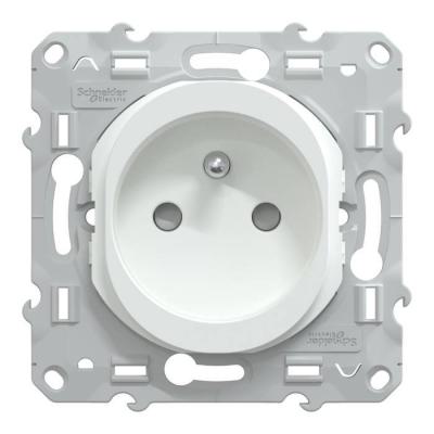  Prise 2P+T � puits Auto Blanc 