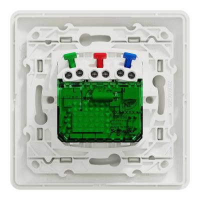  Combi 2P+T affl + USB-C Blanc 