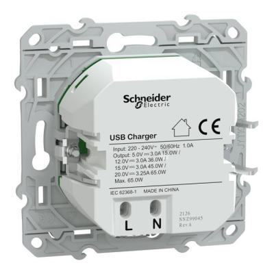  Chargeur USB-C 65W Blanc 