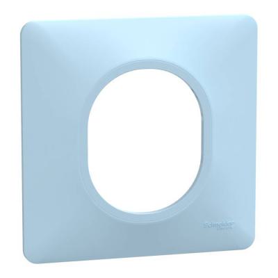  Plaque 1 poste Bleu A 