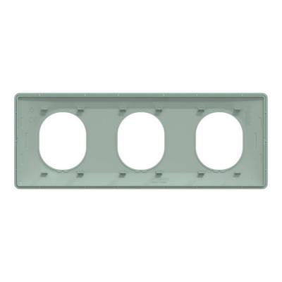  Plaque 3 post Hor 71 mm Sauge 