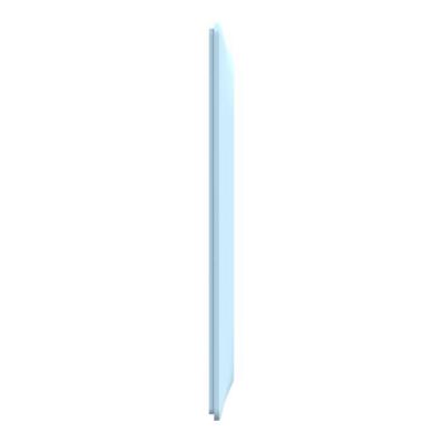  Plaque 2 post Vert 71mm Bleu A 