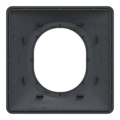  Plaque 1 poste Anth Argent C 