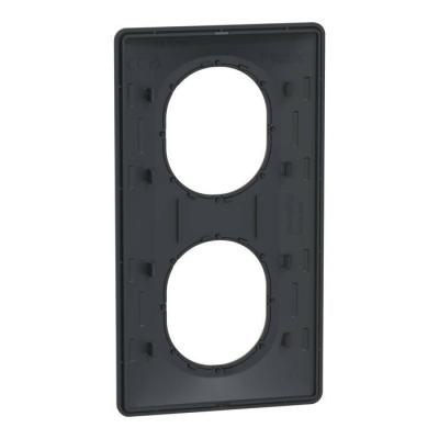  Plaque 2 post Vert 71mm Ant Lt 