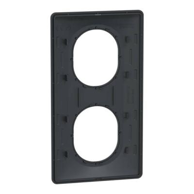  Plaque 2 post Vert 71mm Ant Ag 