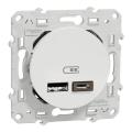  O2011 Prise double USB typeA+C 