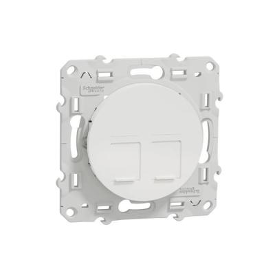  Odace 2011 DBL RJ45 SS CON BLC 