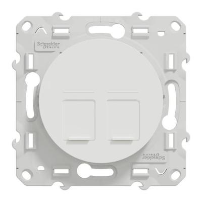  Odace 2011 DBL RJ45 SS CON BLC 