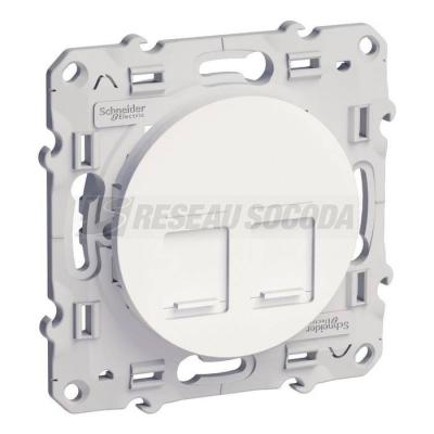  Odace 2011 DBL RJ45 SS CON BLC 