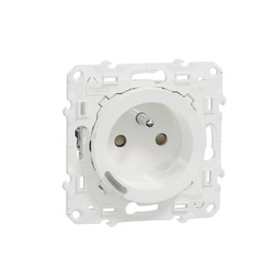  Wiser 2P+T Connect�e 16A Blanc 