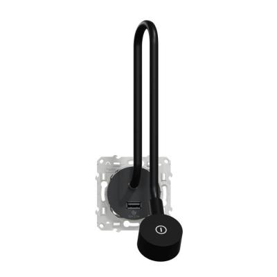  O2011 Liseuse avec USB anthrac 