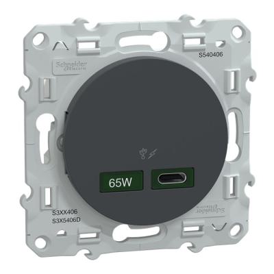  O2011 Chargeur USB C 65W Anthr 