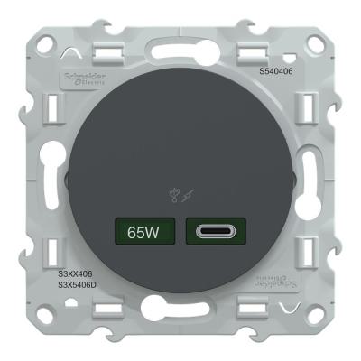  O2011 Chargeur USB C 65W Anthr 
