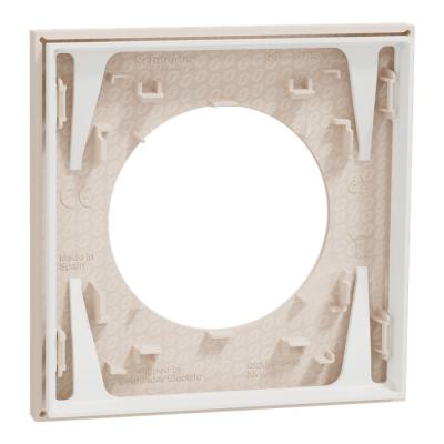 Odace plaque 1 poste beige sab 