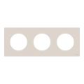  Odace plaque 3 postes beige sa 