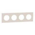  Odace plaque 4 postes beige sa 