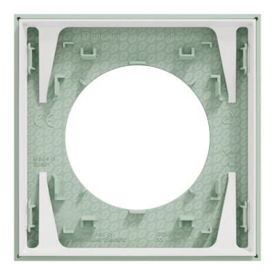  Odace plaque 1 poste vert jade 