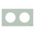  Odace plaque 2 postes vert jad 