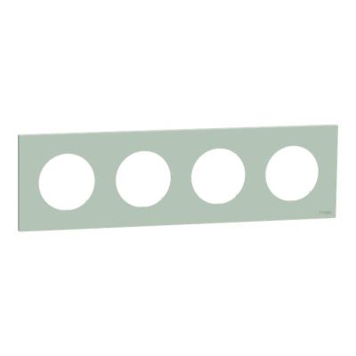 Odace plaque 4 postes vert jad 