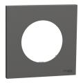  Odace plaque 1 poste gris basa 